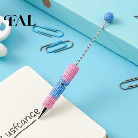 Personalized Pen Making DIY Beadable Pen, Colorful Fancy Beaded Crafting Ballpoint Craft Pens for Adults Gift Students, Party Favors, Creative Office