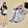Весна 2025 г. Корейская женская обувь для пап: Кроссовки для бега на толстой подошве, увеличивающие рост KT266