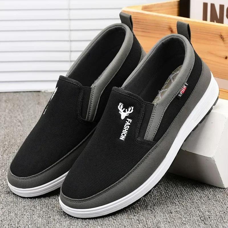 Black Casual Sneakers 2024 Spring New Lightweight Male Tennis Shoes Men Sneakers Soft Mesh Casual Shoes Outdoor Anti-Slip Shoes