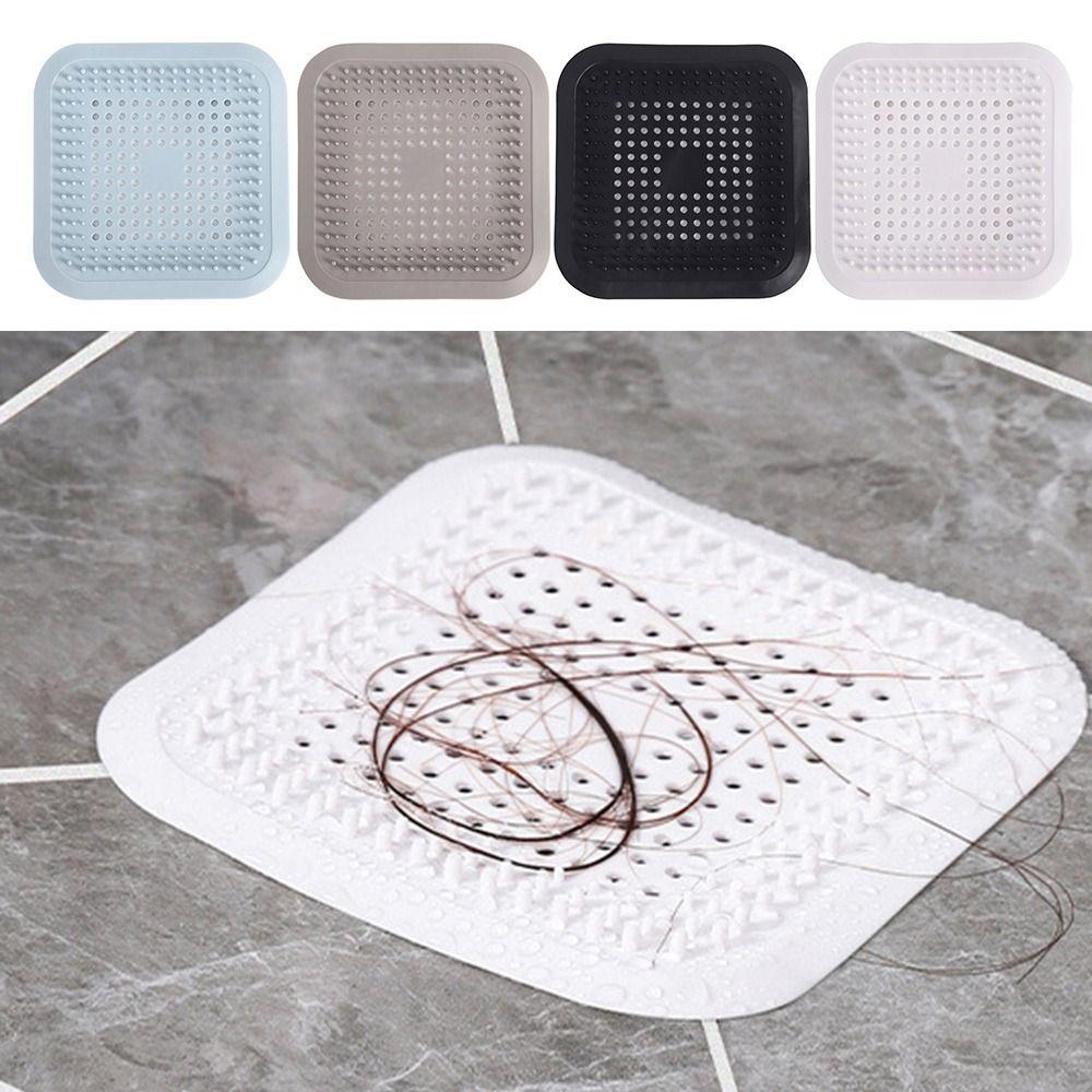 Leakage-proof Floor Drain Cover Silicone Sink Hair Filter Practical Sewer Deodorizer Bathroom