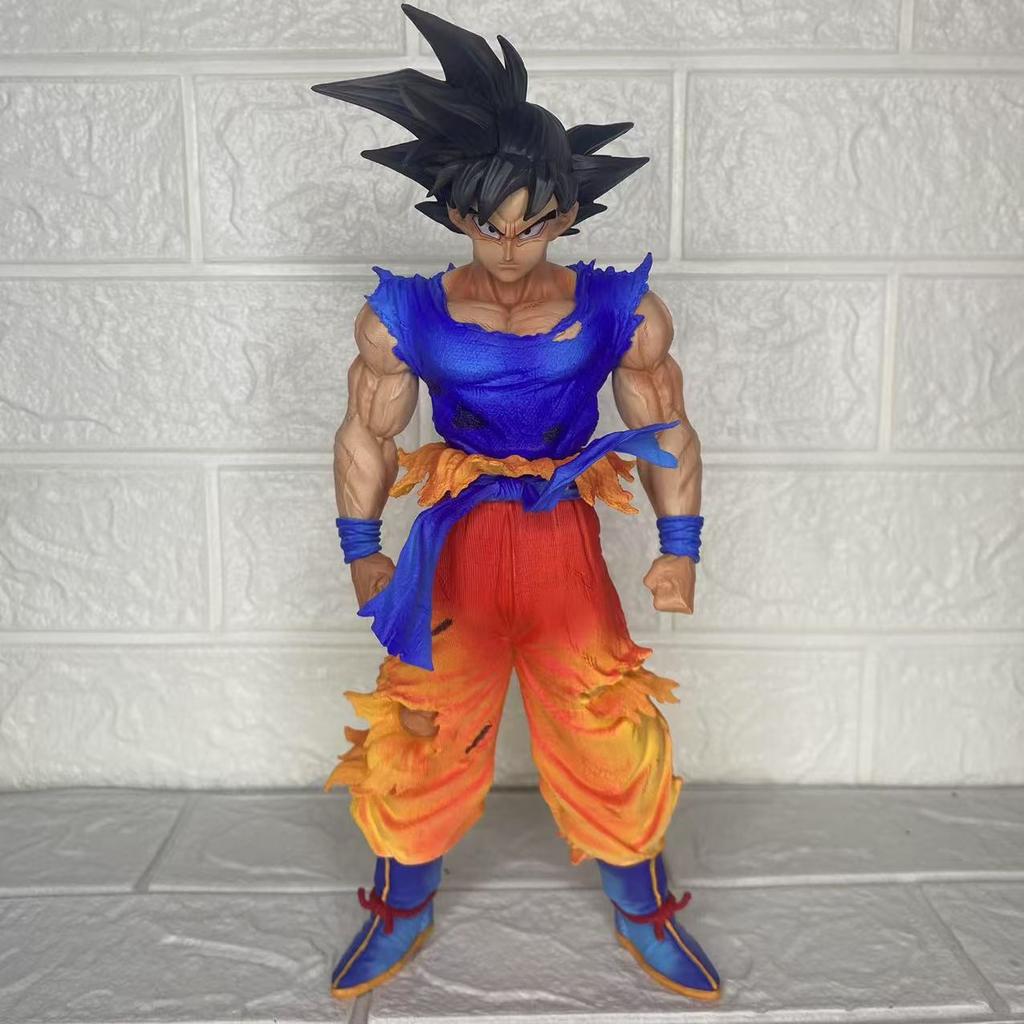 30 см Фигурка Dragon Ball Аниме Супер Сайян Гоку Черные Волосы Сцена ПВХ Коллекция Детская Модель Игрушки Кукла Подарок на День Рождения