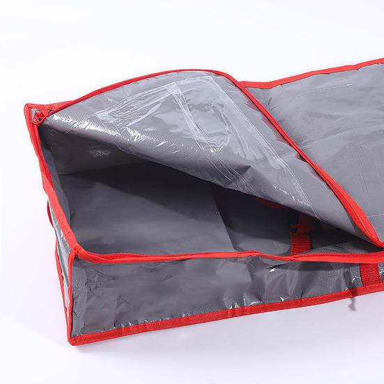 Сумка для хранения рождественской елки с усиленной ручкой, застежкой-молнией, большой вместимости, водонепроницаемый складной органайзер для рождественской елки