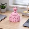 Jewelry Organizer for Girls 3D Printed Ballerina Box with Lid, Decorative Trinket Storage Jar PLA Case Rings Earrings, Elegant Ballet Dancer
