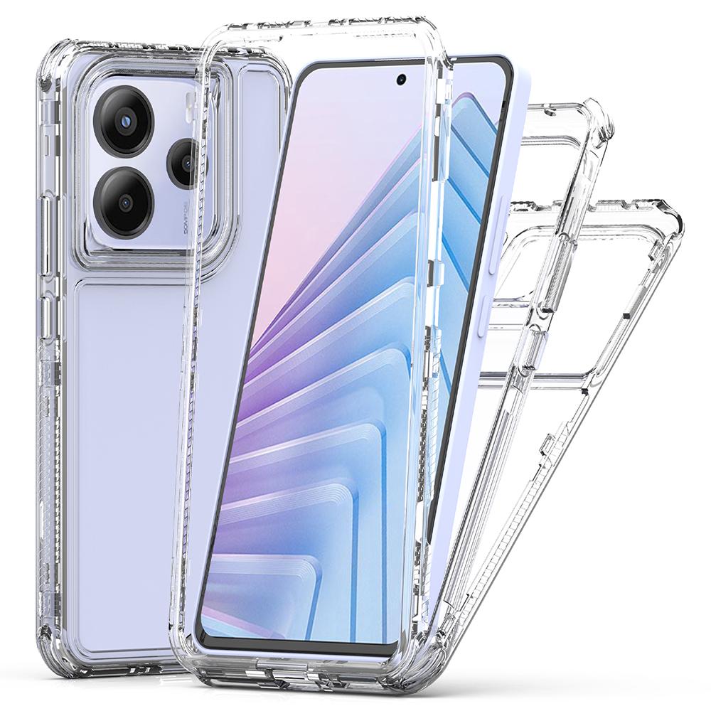 Для Xiaomi Redmi Note 14 5G Чехол для телефона Акриловый ТПУ Прозрачная Мобильная Накладка