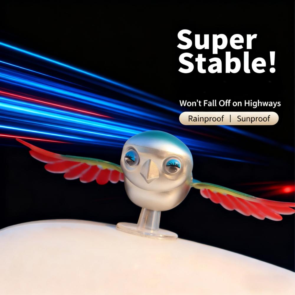 Cute simulation flying bird car decoration stickers for engine hood, roof, rearview mirror, trunk lid, SUV exterior decoration