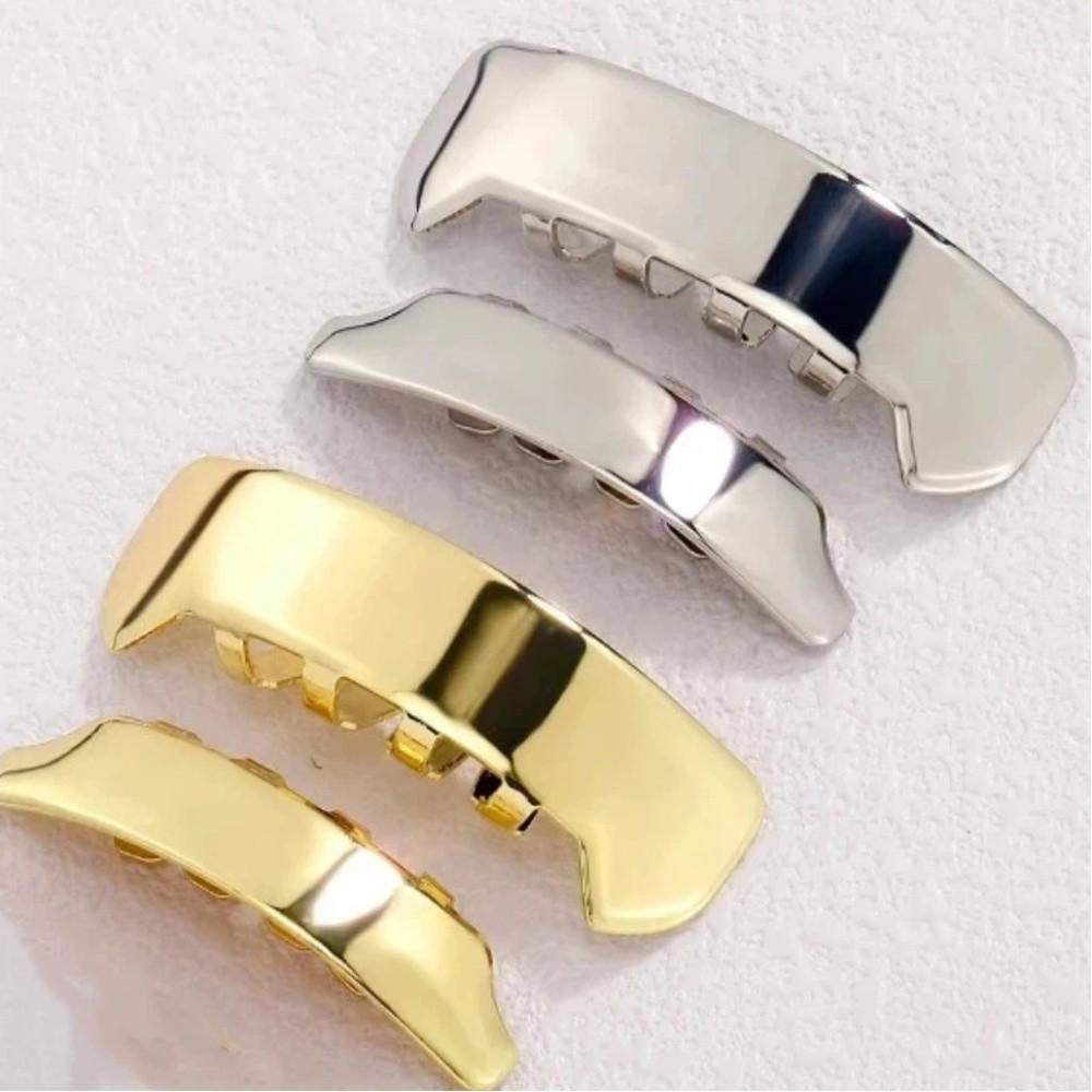 Realistic Look Teeth Grillz Glossy Teeth Caps Jewelry Grillz Set Street