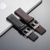 Matte Grain Cowhide Watch Strap for Men's Smartwatch - Casual Minimalist, 22/24MM