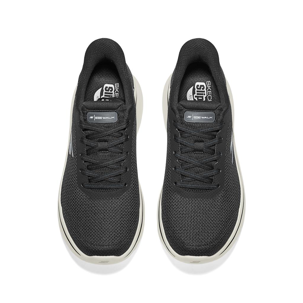 Skechers Arch Fit Сетчатые Удобные Прочные Низкие Повседневная Обувь Мужские кроссовки Черные 217080-BKW