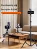 Dual-Camera Mobile Teleprompter Stand for Live Streaming - Portable Handheld & Desktop Universal Stand