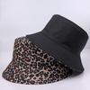 New European and American fashion retro pattern printed bucket hat women's outdoor travel sun hat double-sided can wear pot hat men