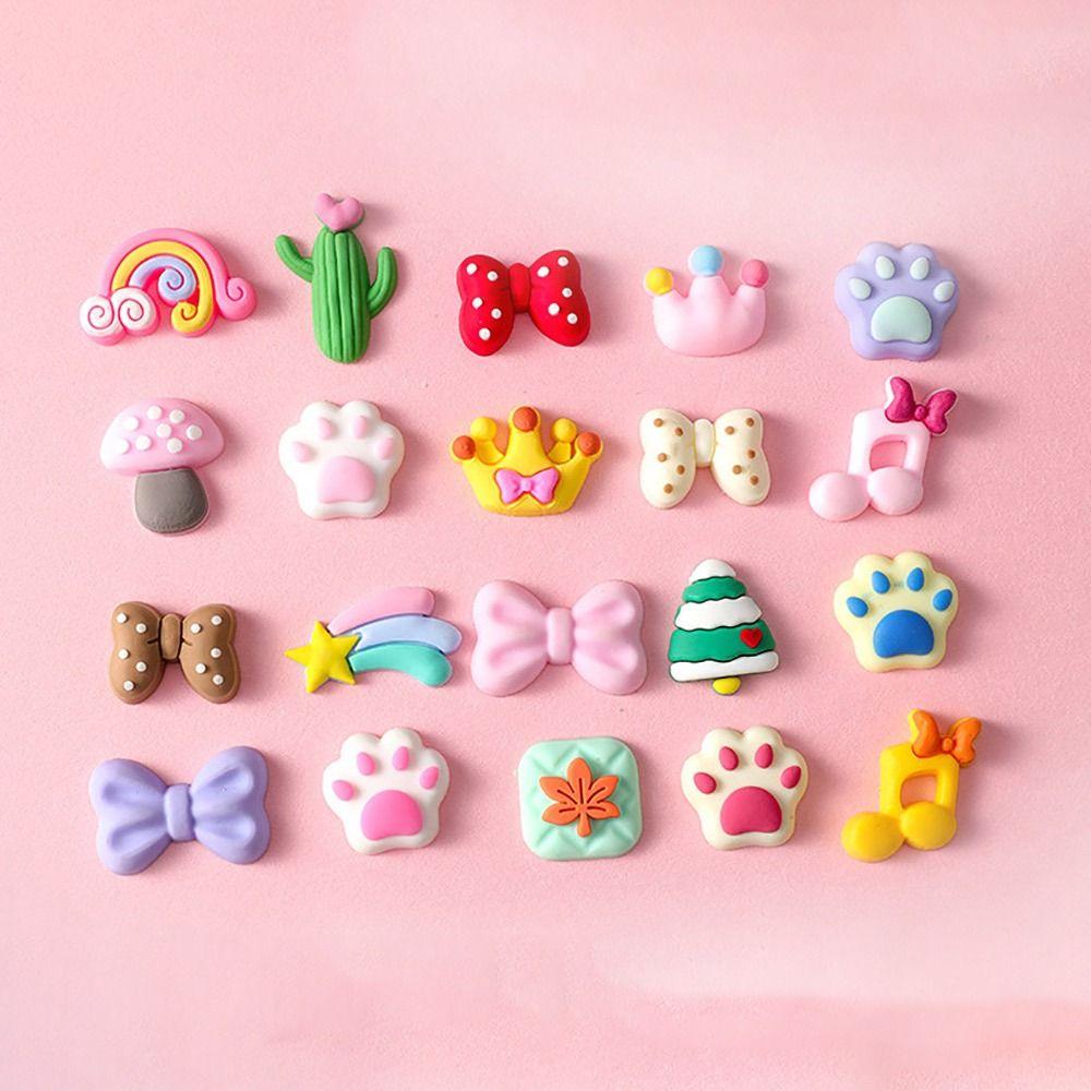 4Pcs/Pack Hard Resin Soft Rubber Water Cup Stickers  For Water Bottle/Phone Case/Refrigerator