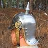 Военный немецкий шлем Pickelhaube СТАЛЬНОЙ Имперский прусский офицерский шлем с шипами Первой мировой войны