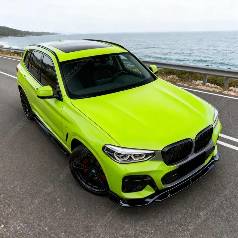 Для BMW X3 G01 X4 G02 M Sport M40i M40d 2017 2018 2019 2020 2021 Автомобильный Передний Бампер Нижняя Губа Сплиттер Комплект Обвеса