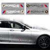 2pcs Auto Side Body Sports Sticker Decals Car 3D Stickers Car Accessories For 911 918Spyder 928 944 968 Boxster Cayenne Macan Panamera