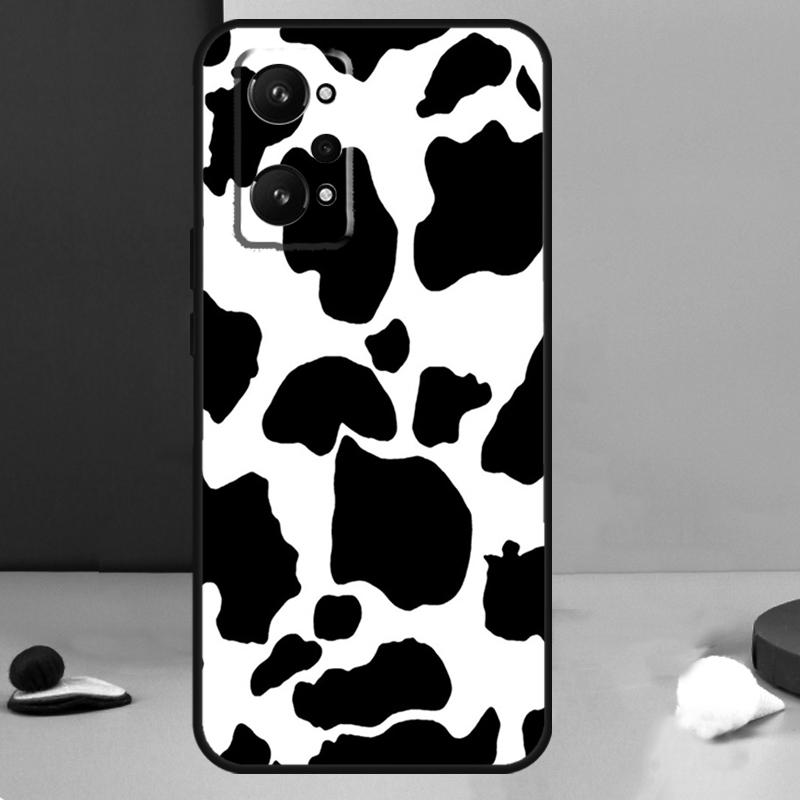 Чехол с принтом шкуры коровы для Realme 14 13 Pro Plus 10 11 12 GT 5 6 6T GT7 Pro C61 C55 C53 C51 C21Y C25S C75 C67