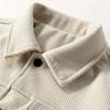 Corduroy Single-breasted Casual Sports Trend Pocket Jacket Men's Lapel Long-sleeved Shirt