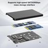 Внешний корпус для SSD M.2 NGFF B-key и MSATA на SATA 3.0, 6 Гбит/с, конвертер SSD NGFF, корпус для SSD, поддержка SSD 2230 2242 2260 2280