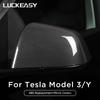 Car Rearview Mirror Cover For Tesla Model 3 Model Y Auto Exterior Accessories ABS Door Side Rear View Mirror Shell