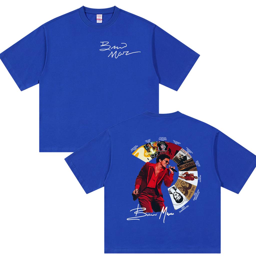 Rapper Bruno Mars Album 2026 Graphic T Shirts Unisexs Vintage High Quality Cotton Tshirt Unisex Gothic Hip Hop Short Sleeve Tshirt