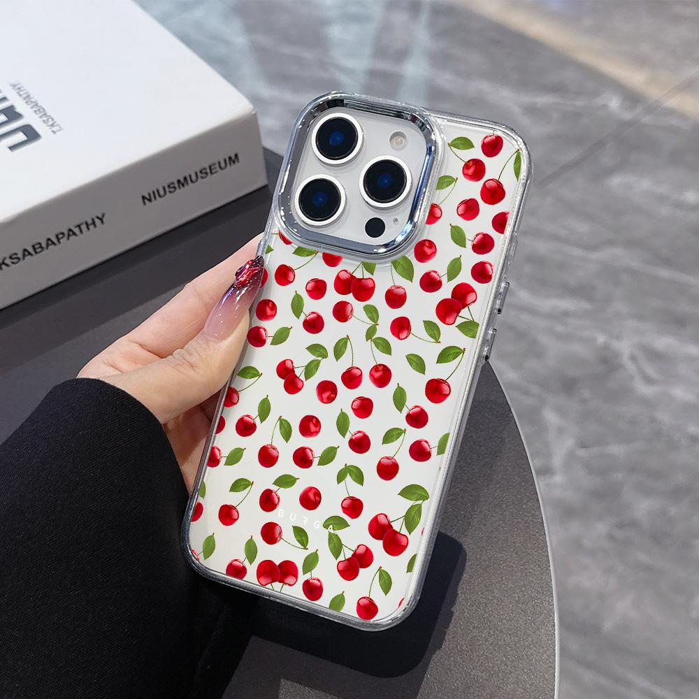 Модный Чехол для Телефона с Рисунком Вишневый Бант для Google Pixel 10 9 8 7 8A 9A XL Pro 4G 5G Прозрачный Мягкий Силиконовый TPU Задняя Крышка