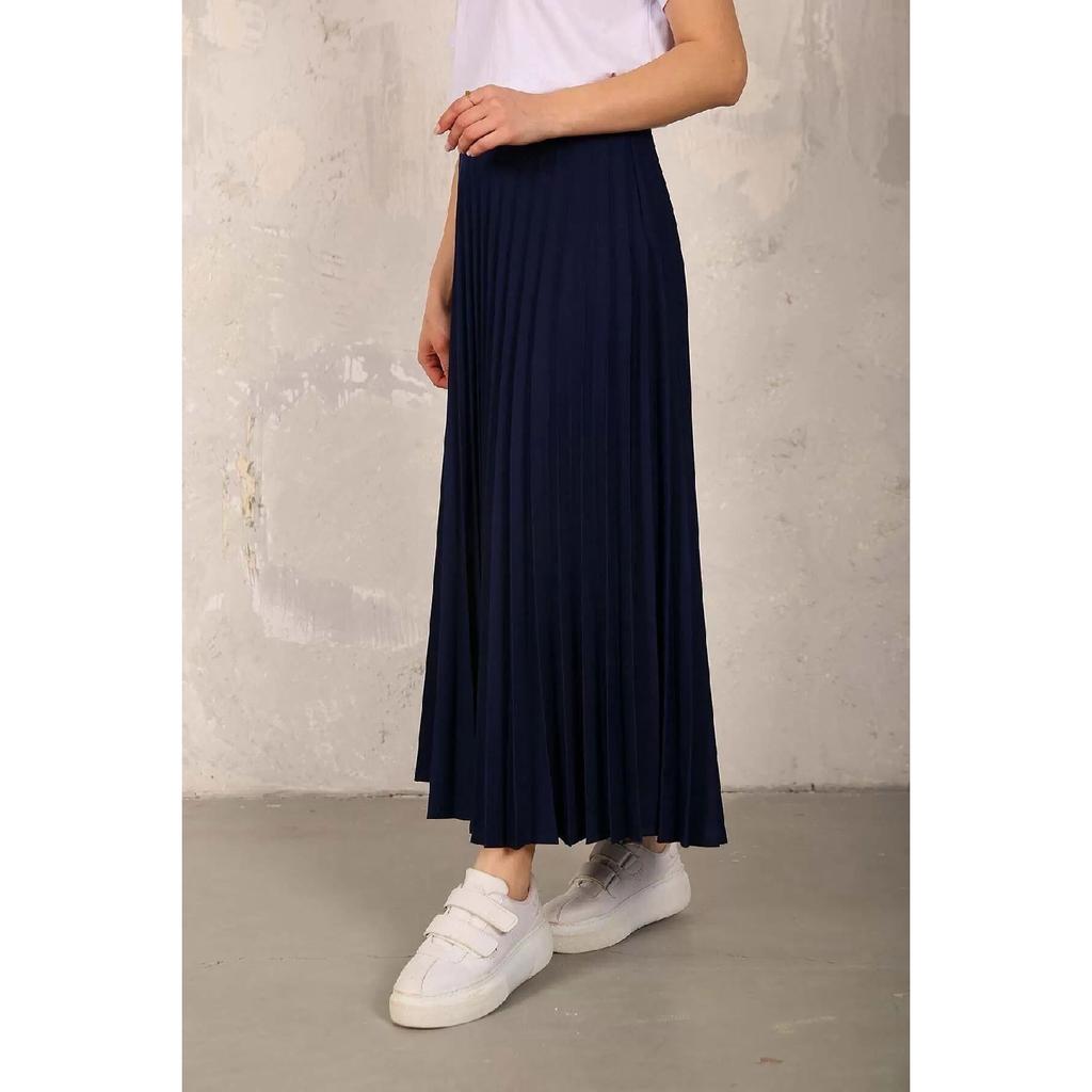 Плиссированная Юбка 32-9001 Серый