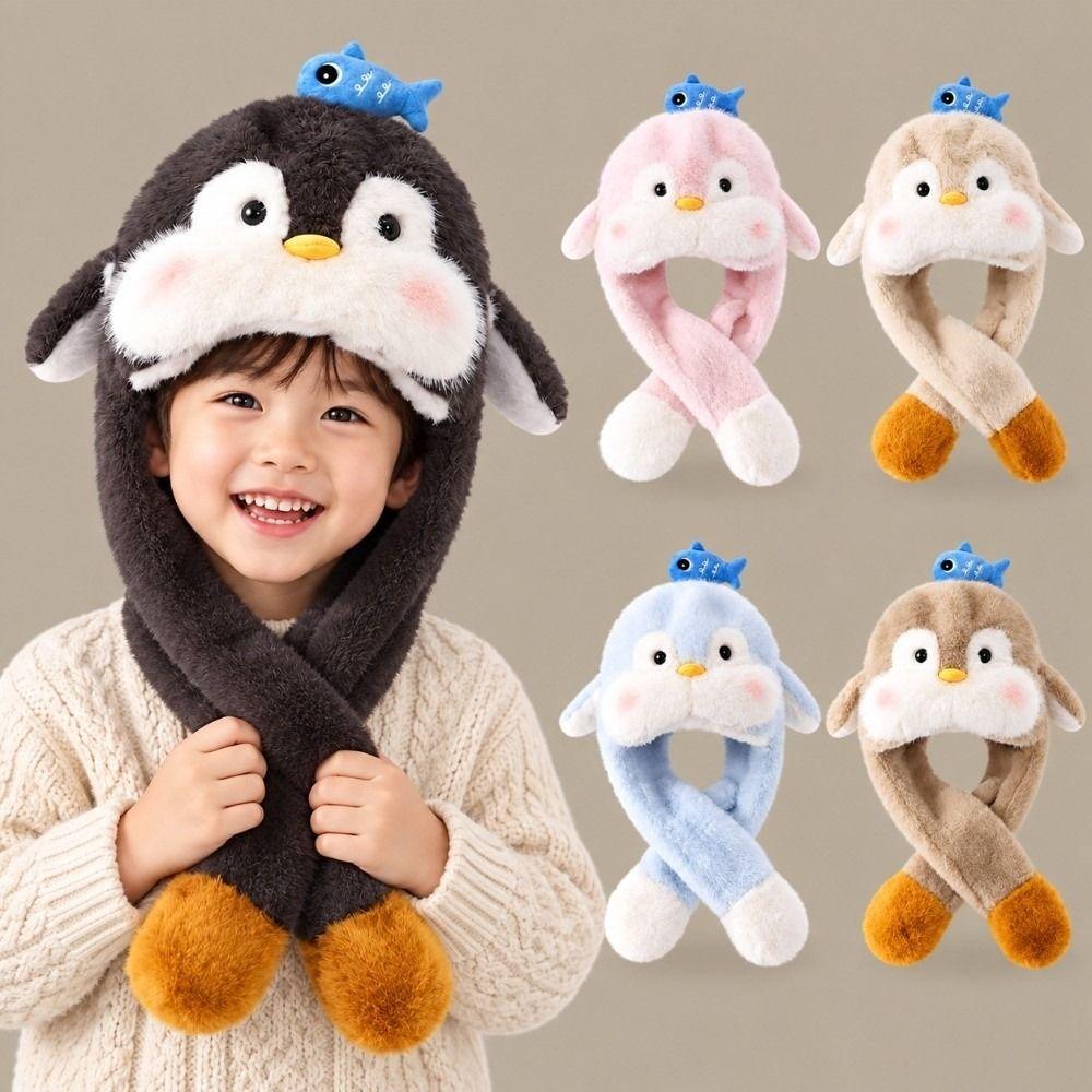Thickned Balaclava Hat Cold Proof Warm Hat Creative Ear Protection Cap  Children