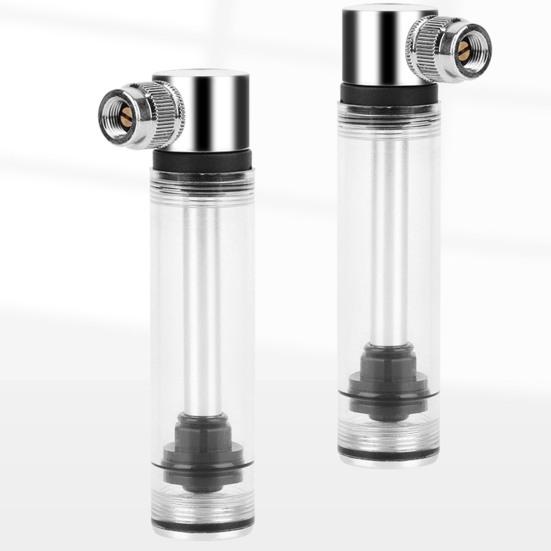 Transparent Bicycle Pump High-pressure Pull-up Design Universal Compact Size Portable Mini Handheld MTB Road Bike Tire Pump