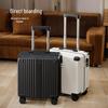 Компактный легкий чемодан ручной клади с кодовым замком и бесшумными универсальными колесами, большой вместимости для мужчин