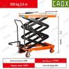 CAOX Manual Scissor Lift Table