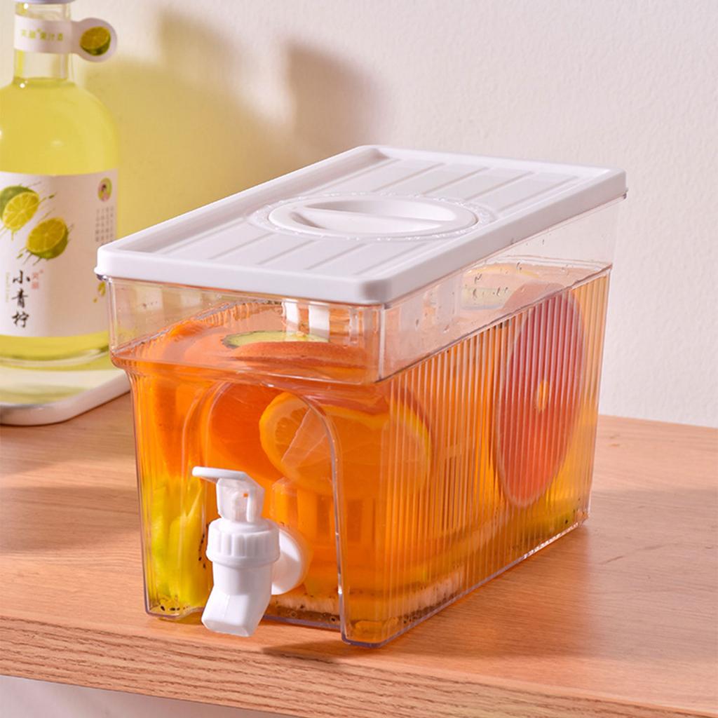 Холодильник Холодильники с краном Холодильники Большой емкости Портативный холодный чайник Фруктовый чайник Ведро из пластика