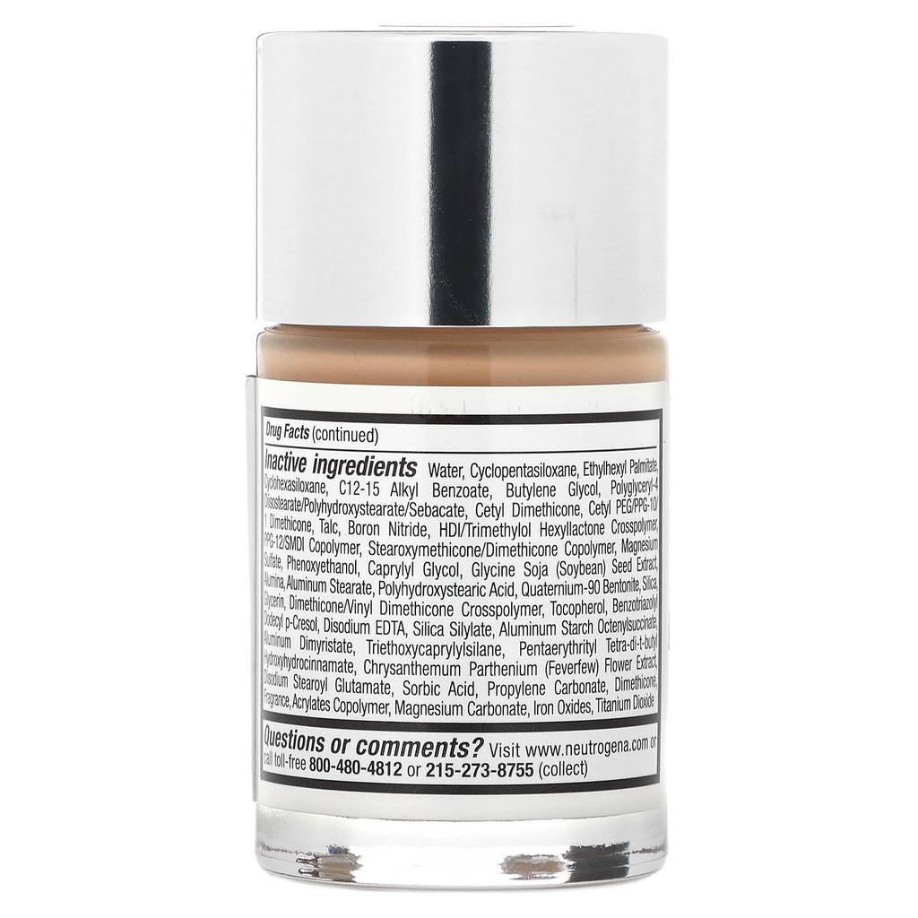 Neutrogena Healthy Skin, Жидкая косметика, SPF 20, Buff 30, 30 мл (1 жидкая унция)