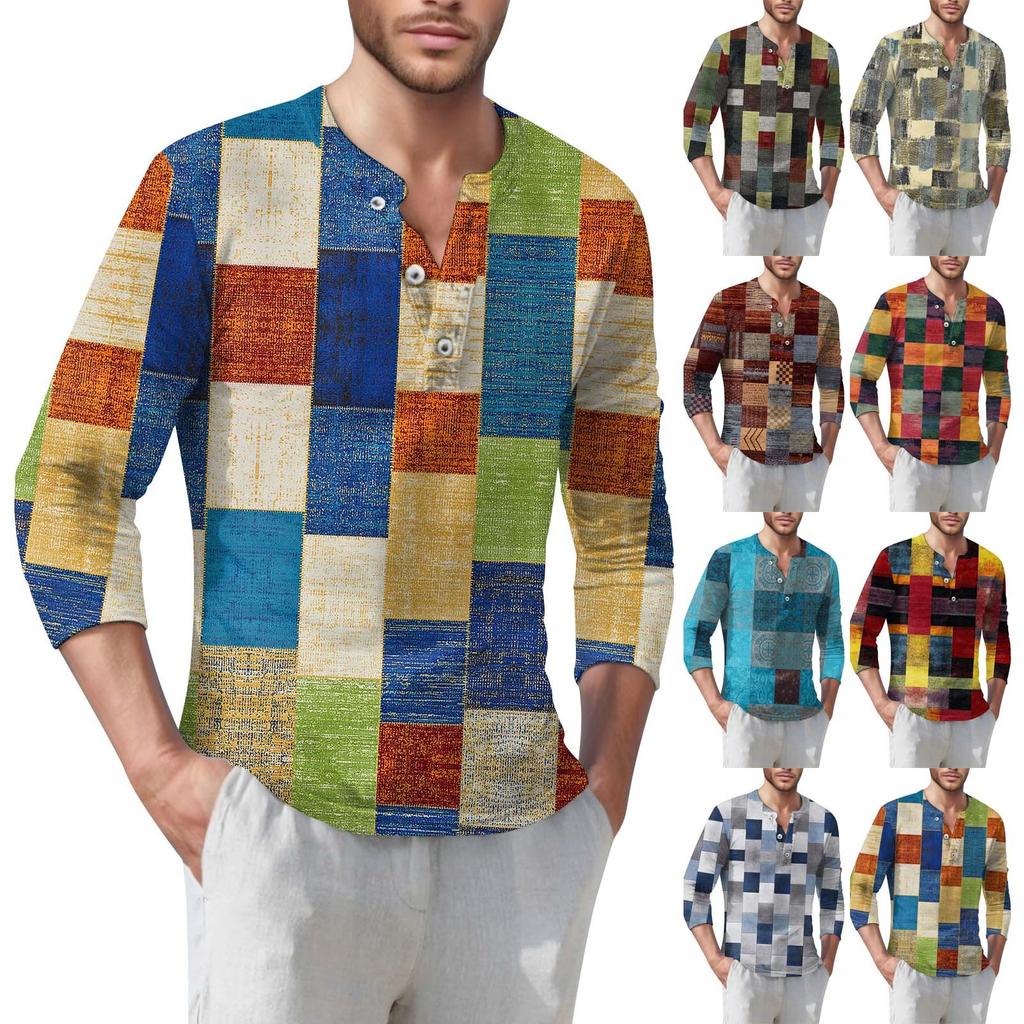 Мужская футболка уличная повседневная мода с длинными рукавами