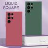 Квадратный жидкий силиконовый чехол для Samsung Galaxy A55 A35 A15 A05S A04S A14 A54 A53 S23 S24 Huawei P60 Redmi Note 13 iPhone 15 14 13 12 11 Pro Max