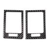 2 Pcs Control Panel Vent Trim Soft Carbon Fiber Air Outlet Cover Fit for Mercedes W204 05 12
