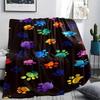 Cute puppy element Print Flannel Blanket,High quality Comfortable for All Seasons,Home Decor,Warmth and Comfort,Perfect for Christmas Gifts