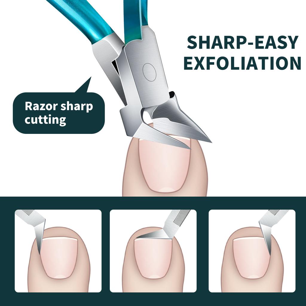 Специальные ножницы Jiagou, зазубренные ножницы для удаления омертвевшей кожи, косые кусачки из нержавеющей стали, кусачки для удаления омертвевшей кожи, кусачки в форме клюва орла, маникюрная красота