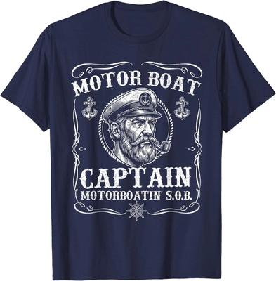 Motor Boat Captain Motorboatin' S.O.B. - Pontooning Pontoon T-Shirt