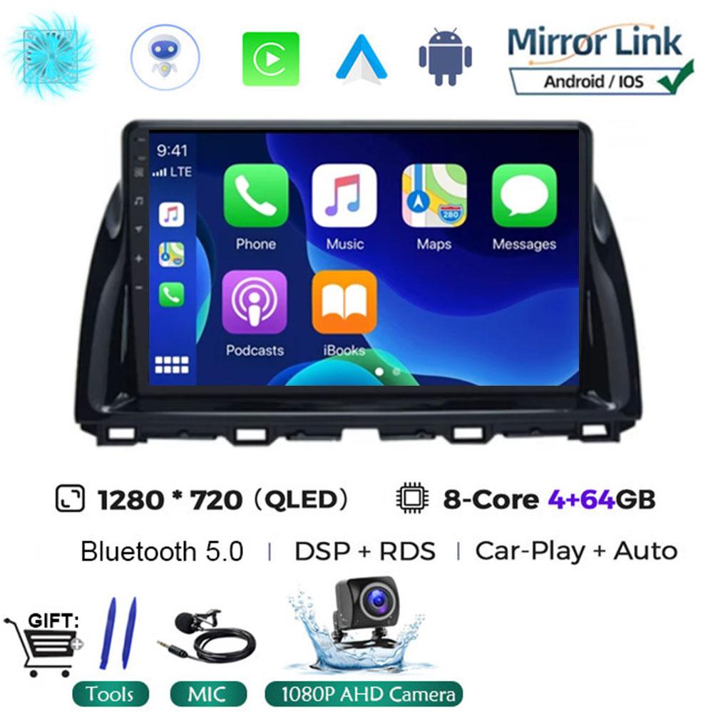 10.1"Android 14 Автомобильный мультимедийный видеоплеер для Mazda CX5 CX-5 2012 - 2015 Автомобильный Автомагнитола Gps Навигация стерео 2din Головное Устройство 4G