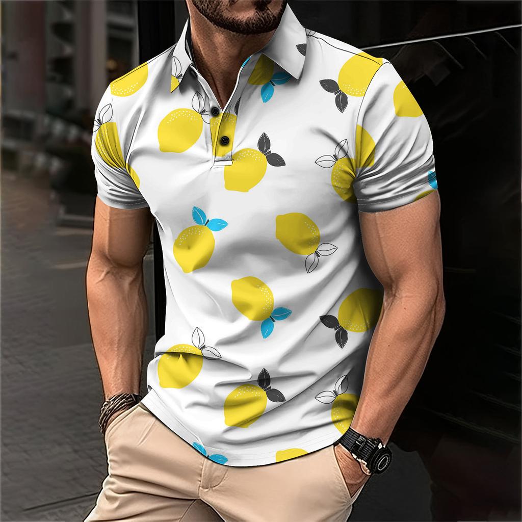 Мужская летняя дышащая рубашка с короткими рукавами и культурой отдыха