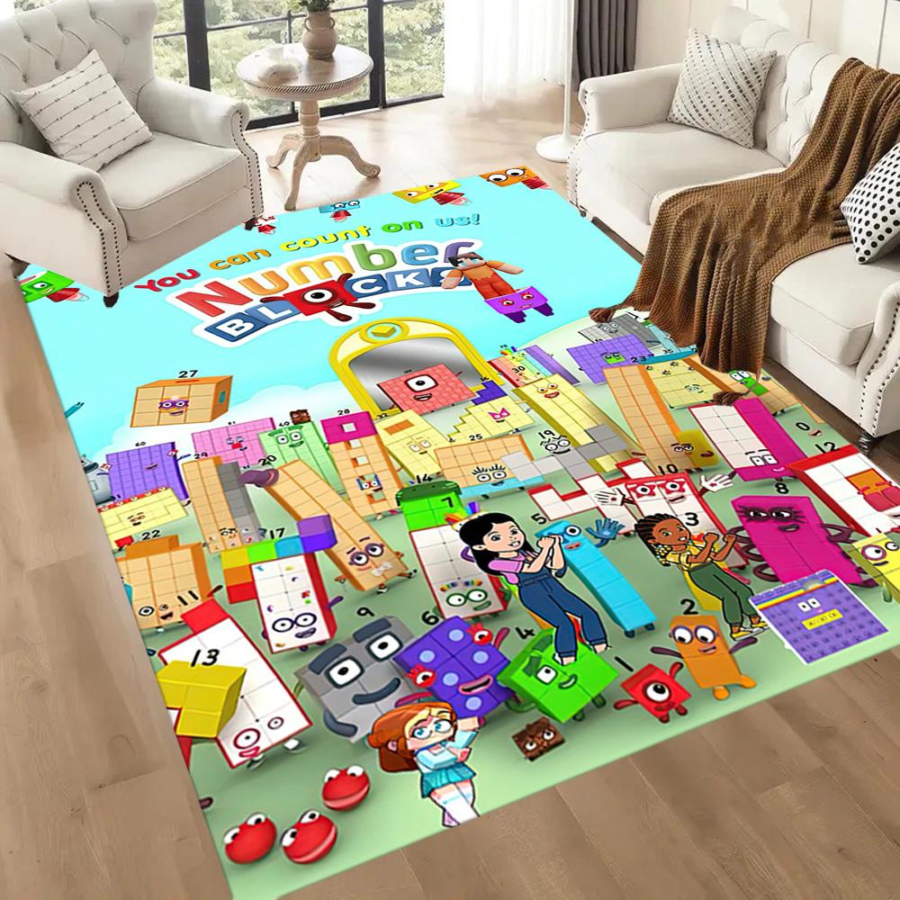 Numberblocks Area Rug Suitable For Decorate Room Living Rooms Dining Room Playrooms Antislip Rug Anime Office Decor Spiritual Gift