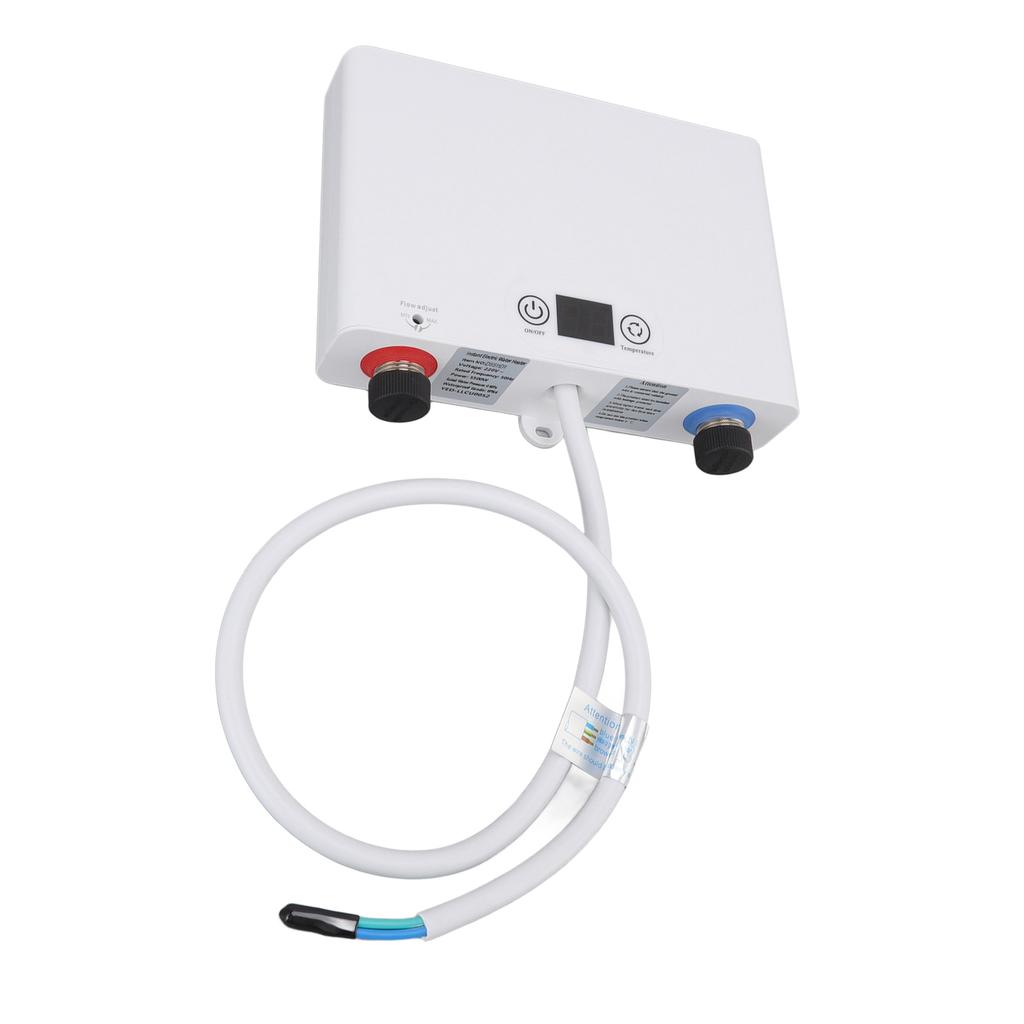 220V Instant Water Heater 5500W Electric Tankless Water Hot Heater with G1/2 Caliber for Household