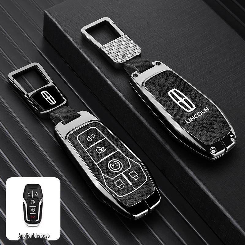 Lincoln Adventure Key Case: Fits Navigator, Aviator, MKZ, Continental, MKC, MKX Models