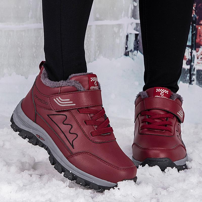 Осенне-зимняя мужская теплая хлопковая обувь Ppel, уличная нескользящая хлопковая обувь большого размера для пожилых людей