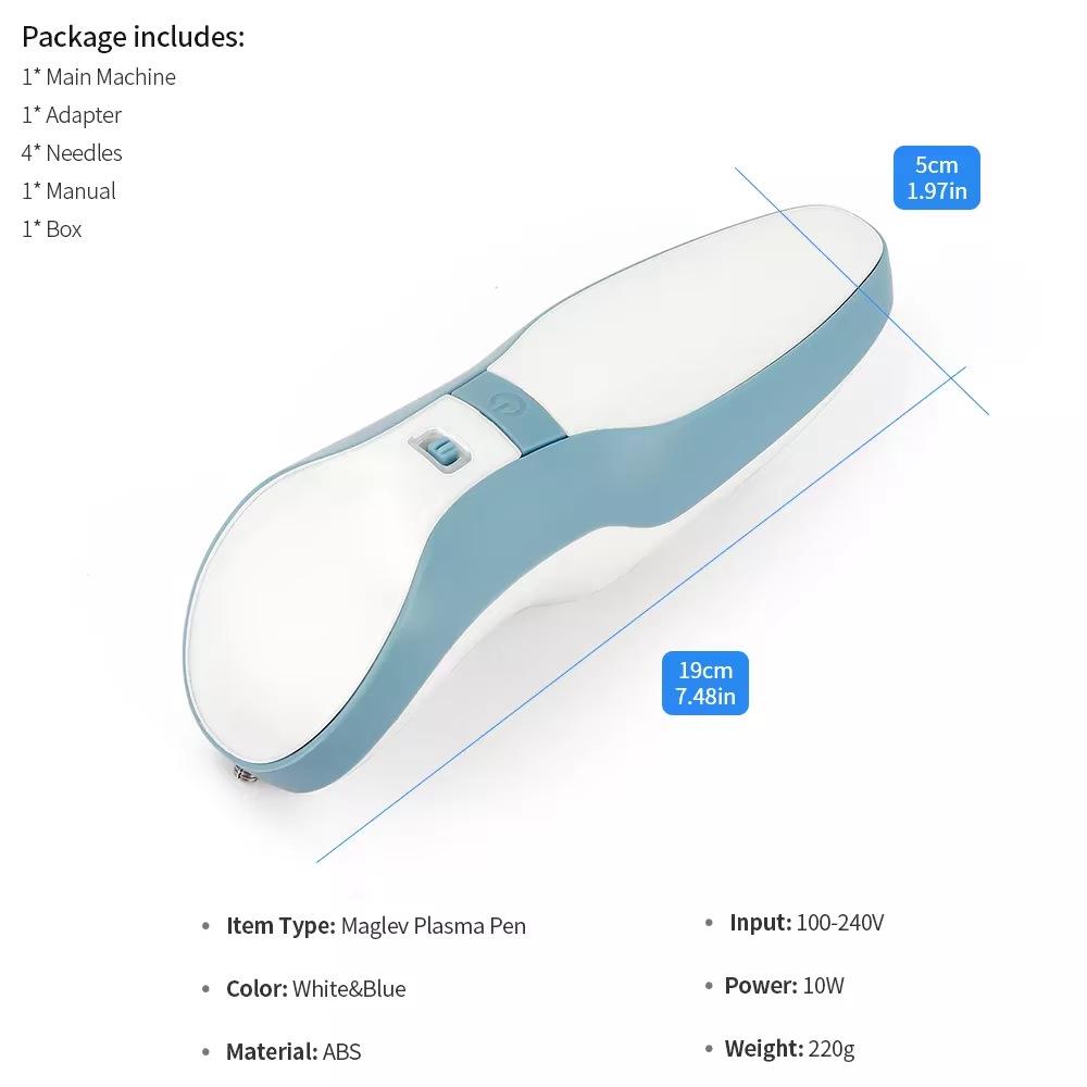 Перезаряжаемая Волшебная Ручка для удаления веснушек и родинок - Плазменный Косметологический Аппарат с Магнитной Левитацией