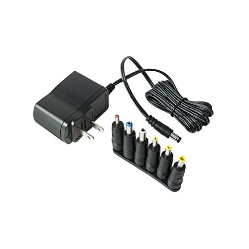ELPA AC-DC Multi Adapter Conversion Adapter AC100V 50/60Hz Rated Output: DC9V/1000mA Approx. 1.8m ACD-090S