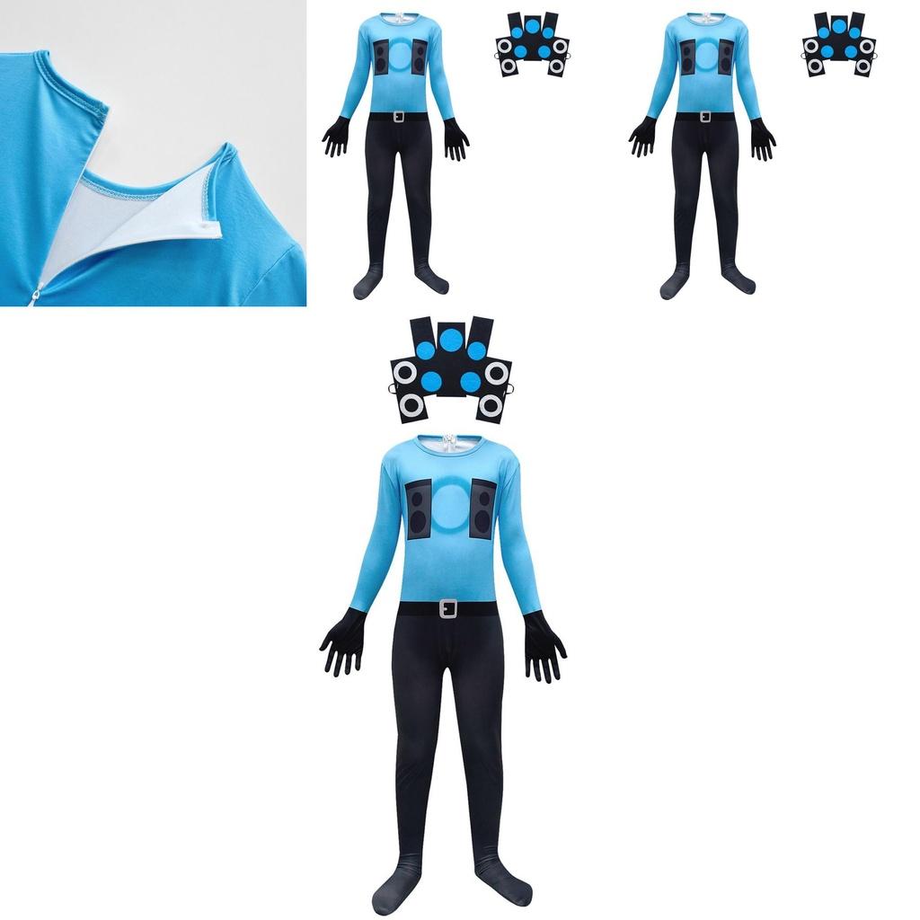 Новое поступление Мультяшный ТВ Туалетный человек Косплей Боди для детей 4713