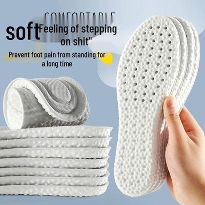 Удобные, Легкие, Дышащие Спортивные Стельки: Минималистичный ПУ Латекс для Мужчин и Женщин - Идеально для Длительного Стояния.