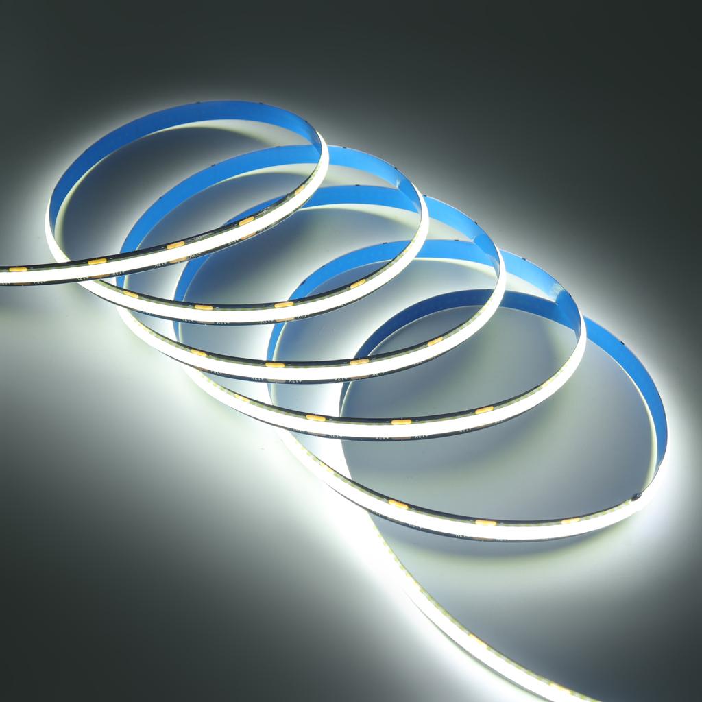 Super Bright COB LED Strip Light 8mm 320LEDs/M Flexible Led Ribbon Warm Nature Cool White Linear Dimmable 12V 24V 1M 5M 10M 20M