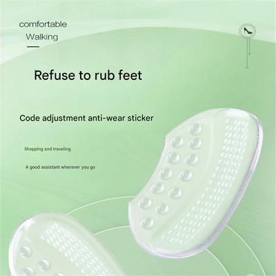 4 пары наклеек на пятку для предотвращения соскальзывания пятки для женских туфель на высоком каблуке, наклейки для защиты от натирания ног на пятке, полустельки, модификаторы для обуви