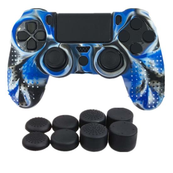 Soft Silicone Case Cover Thumb Grip Caps for PS4/PS4 Slim/Pro Game Controller